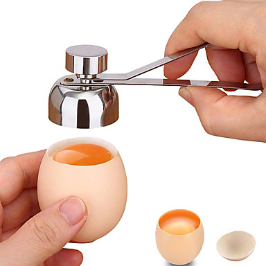 Stainless Steel Egg Cracker Scissors Eggshell Cutter Egg Topper Shell Opener Kitchen Gadgets Baking Tools Egg Sheller